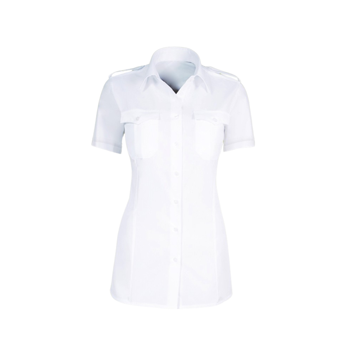Women's Pilot Blouse - Short Sleeve - Comfort Fit