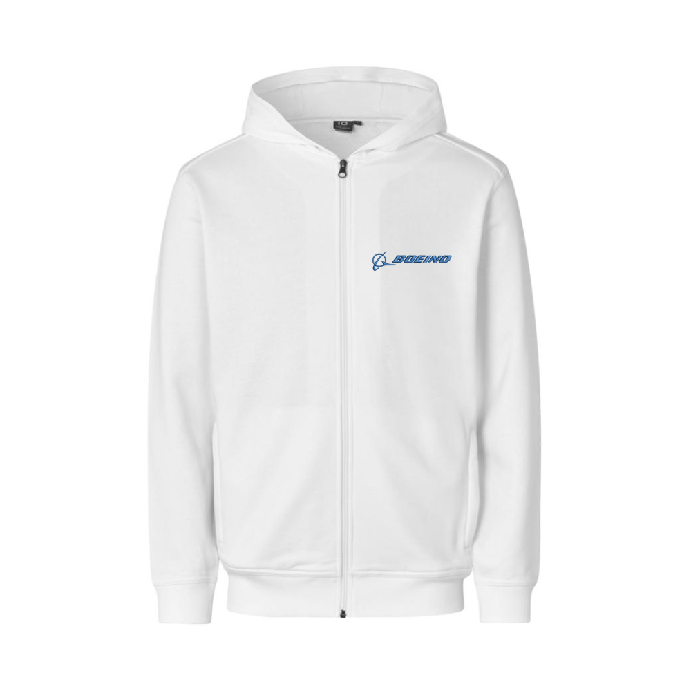 Mens White Hoodie - Boeing