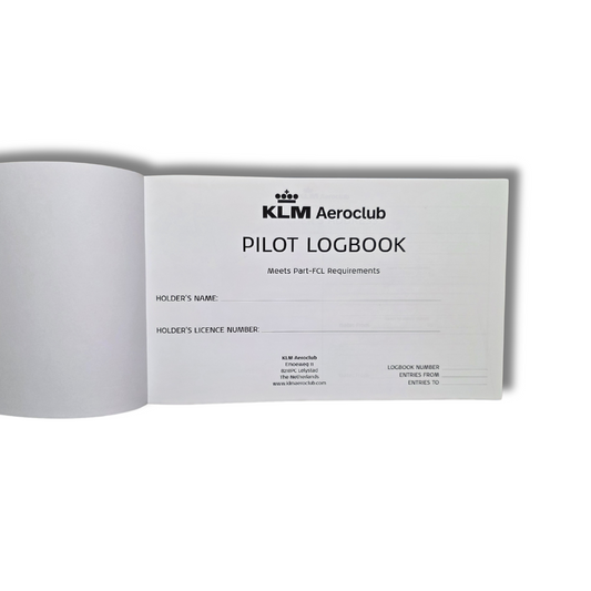 KLM Aeroclub - Hardcover Pilot Logbook