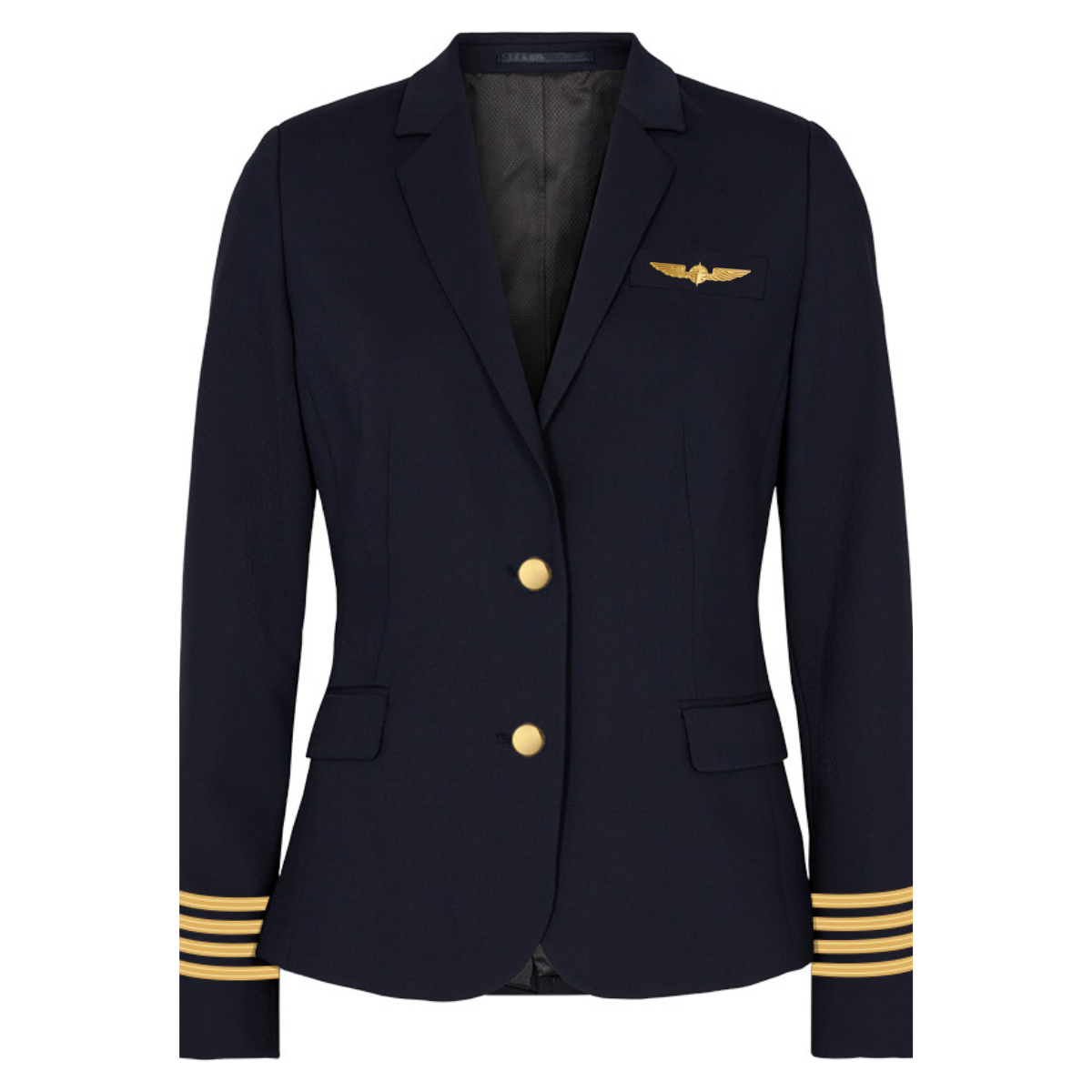 Women's Captain Blazer - MODERN FIT - Gold