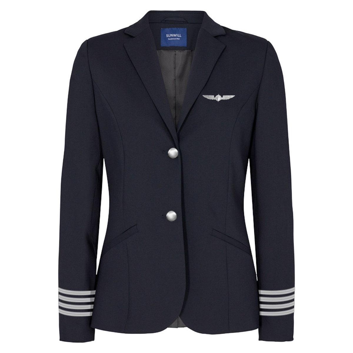 Women's Captain Blazer - REGULAR FIT - Silver