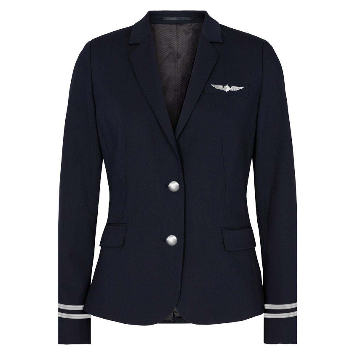 Women's Second Officer Blazer - MODERN FIT - Silver