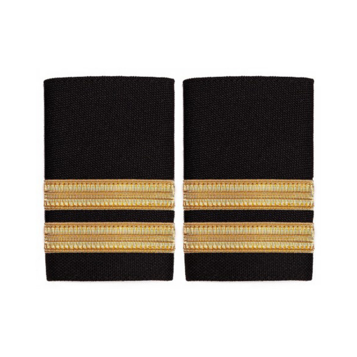 Epaulettes - 2 bars - Black/Gold