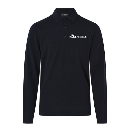 KLM Aeroclub - Long Sleeve Polo Shirt