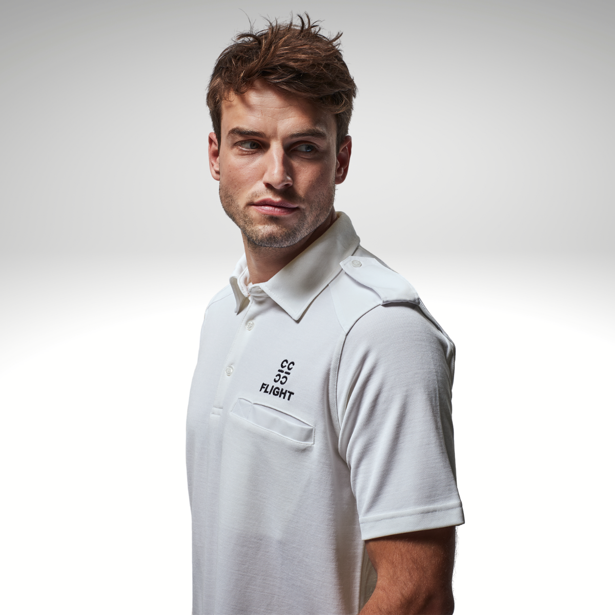 Pilot Polo Shirt - white