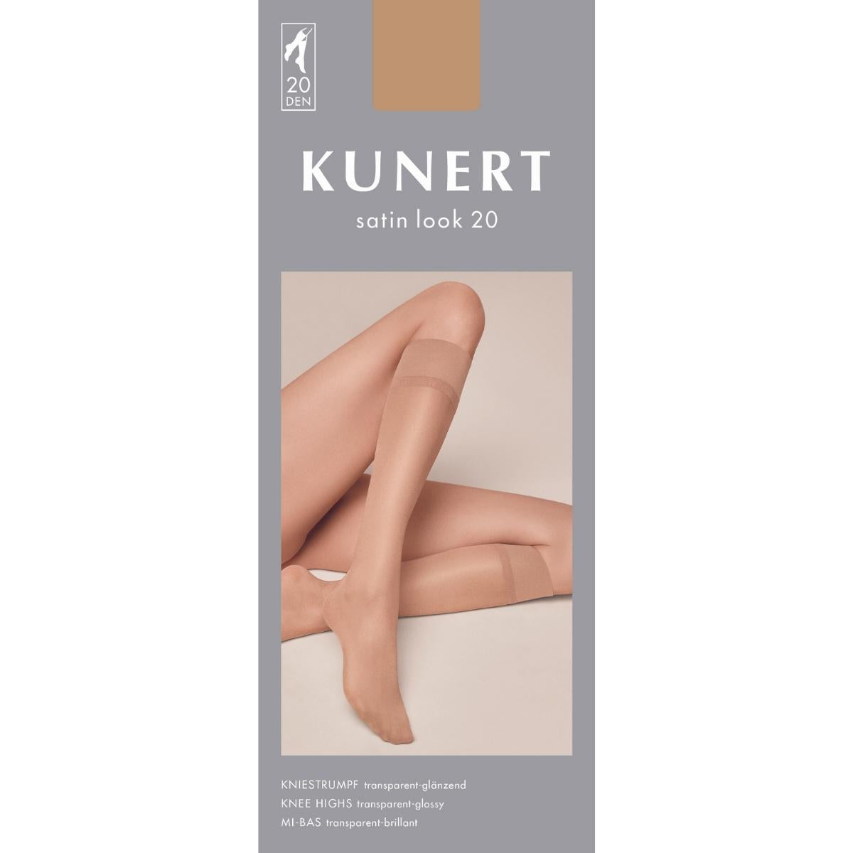 KUNERT - Satin Look 20 Knee-Highs