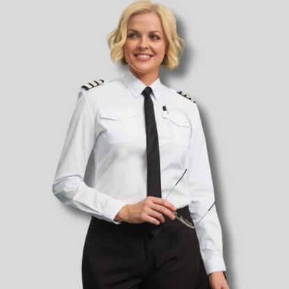 Pilot Blouse - Long Sleeve - Semi Fitted