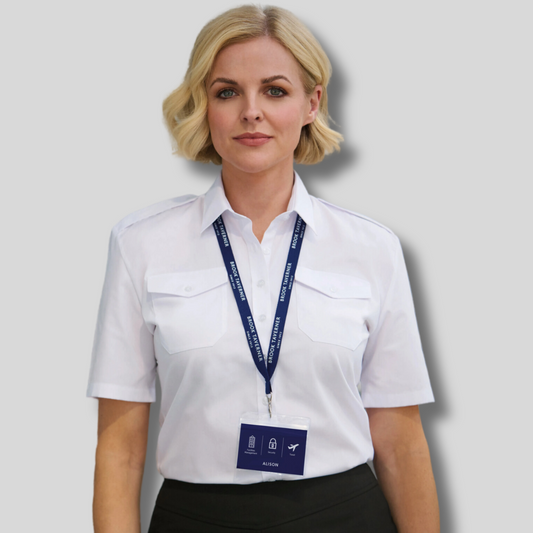 Pilot Blouse - Short Sleeve - Semi Fitted