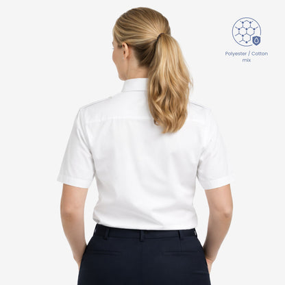 Pilot Blouse - Short Sleeve - Semi Fitted