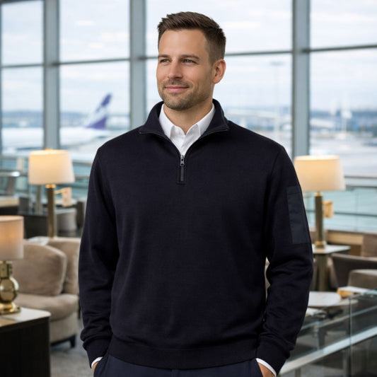 Men's Short Zip Pullover