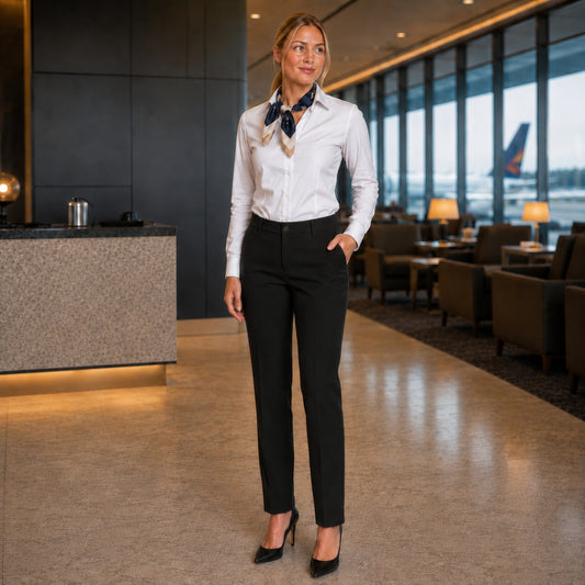 Women's Uniform Trousers - Modern Fit - Black