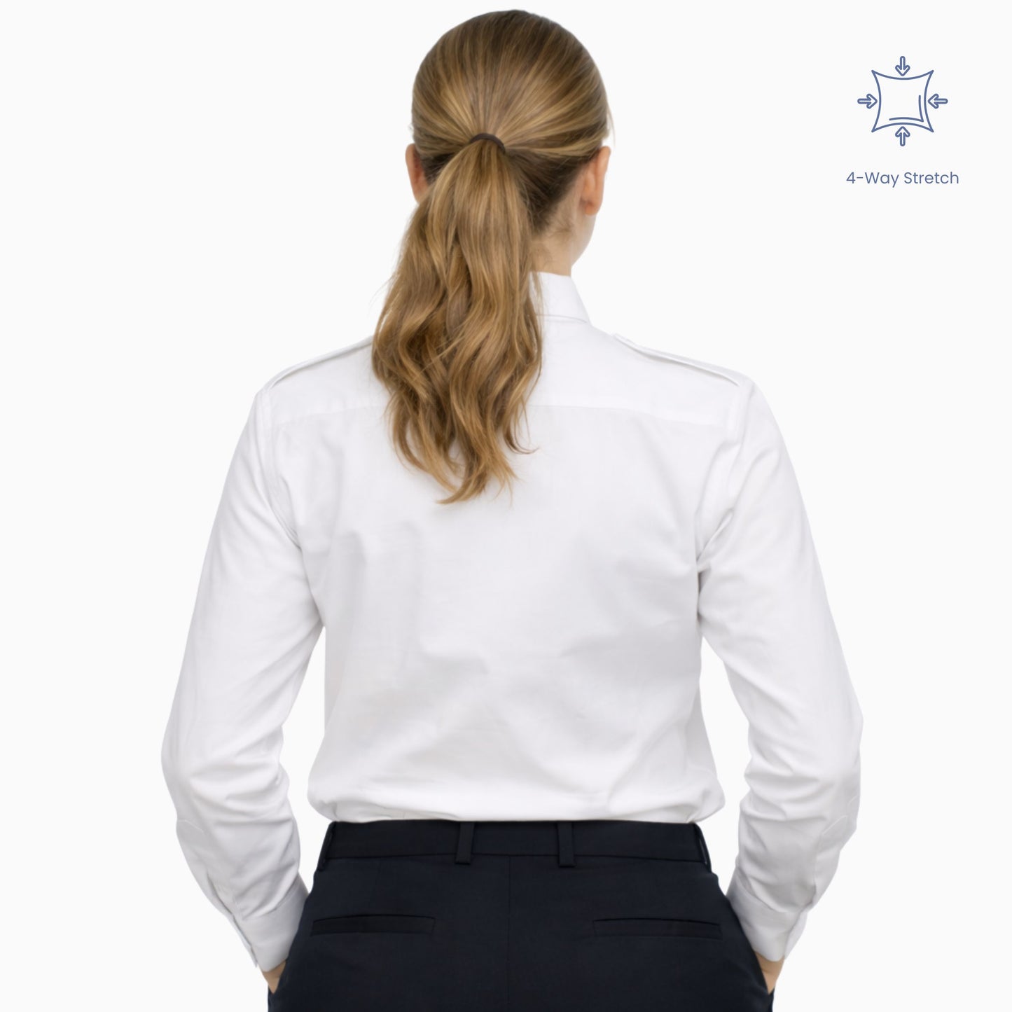 Pilot Blouse - Long Sleeve - 4-way Stretch