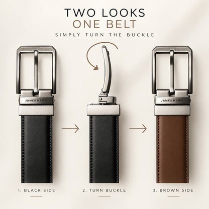 Smart Belt Black/Camel