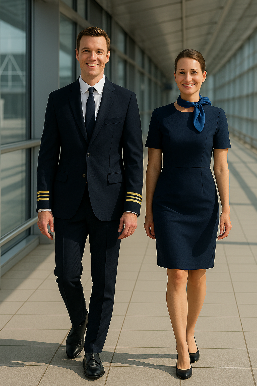 Pilot and Flight Attendant