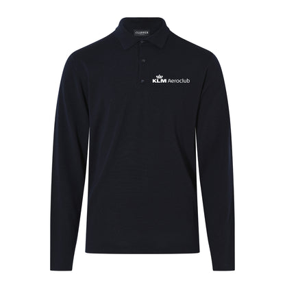 KLM Aeroclub - Long Sleeve Polo Shirt